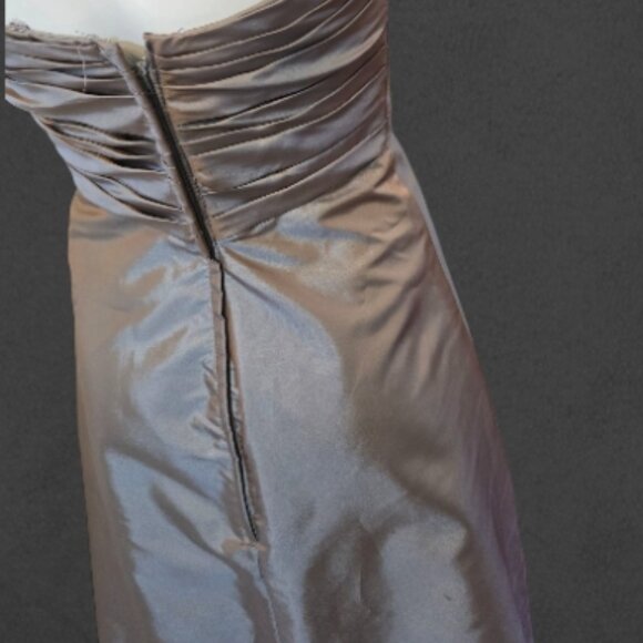 Juniors Vintage MORI LEE By MADELINE GARDNER Bridesmaid Prom Formal sz 7 - Picture 10 of 16